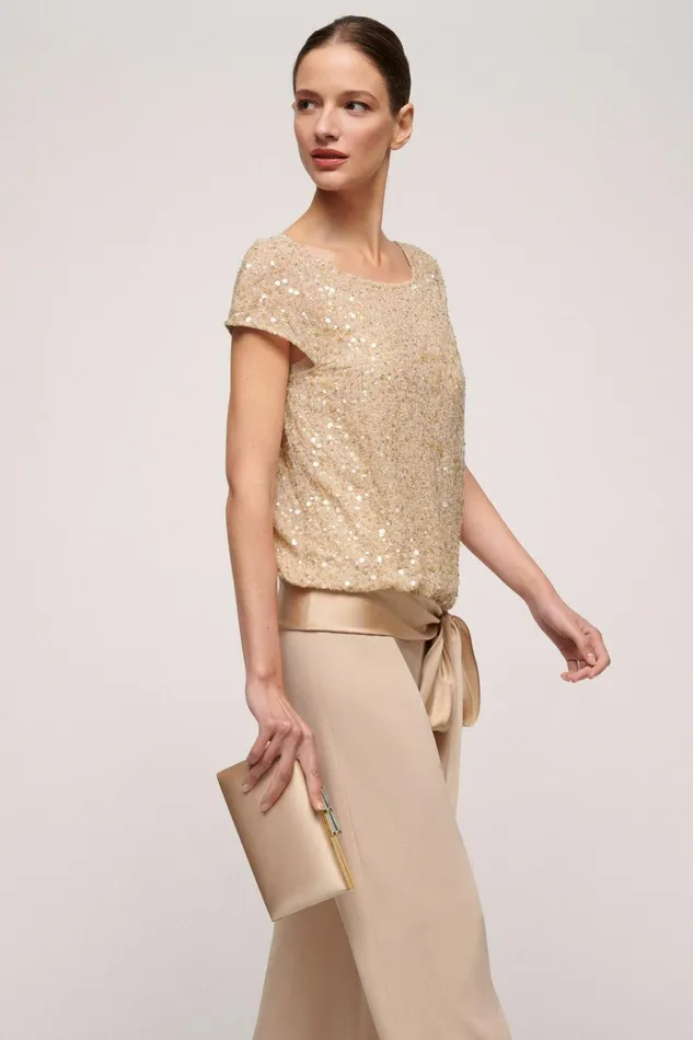 Luisa Spagnoli Clutch And Pochette Women Ivy Beigelight Gold Luisa Spagnoli Clutch And Pochette Women Ivy Beigelight Gold
