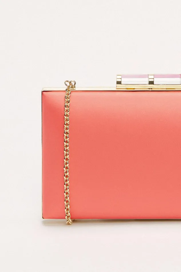 Luisa Spagnoli Clutch And Pochette Women Ivy Corallight Gold Luisa Spagnoli Clutch And Pochette Women Ivy Corallight Gold