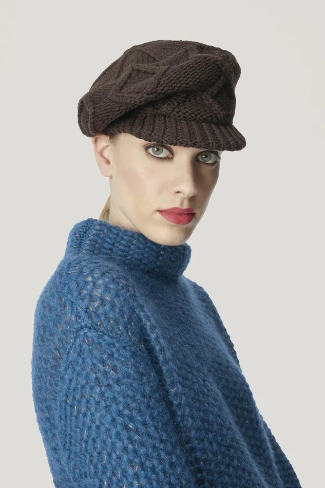 Luisa Spagnoli Gloves And Hats Women Moderno Brown Luisa Spagnoli Gloves And Hats Women Moderno Brown