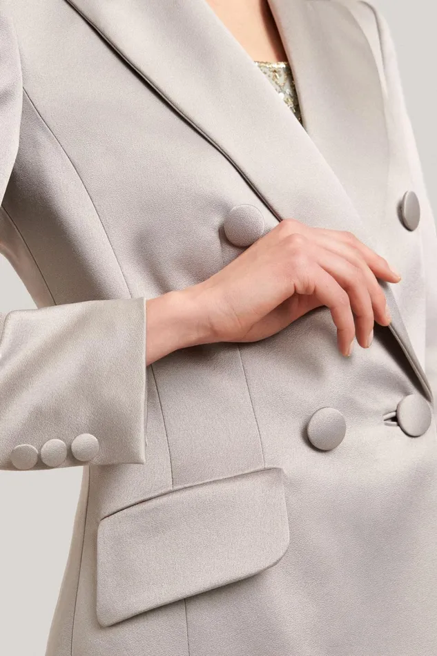 Luisa Spagnoli Jackets and Blazers Women Salgari Grey Luisa Spagnoli Jackets and Blazers Women Salgari Grey