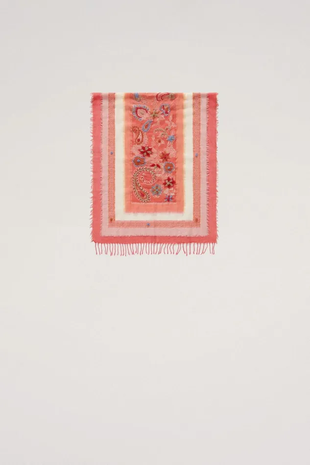 Luisa Spagnoli Scarves And Foulards Women Risi Coral Luisa Spagnoli Scarves And Foulards Women Risi Coral