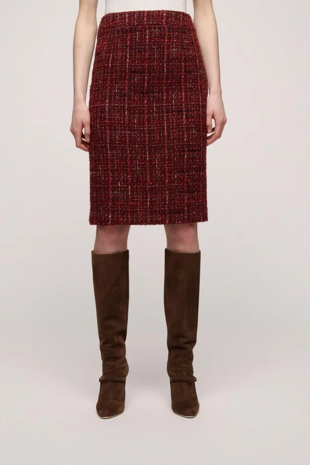 Luisa Spagnoli Skirts Women Fluviale Burgundy
