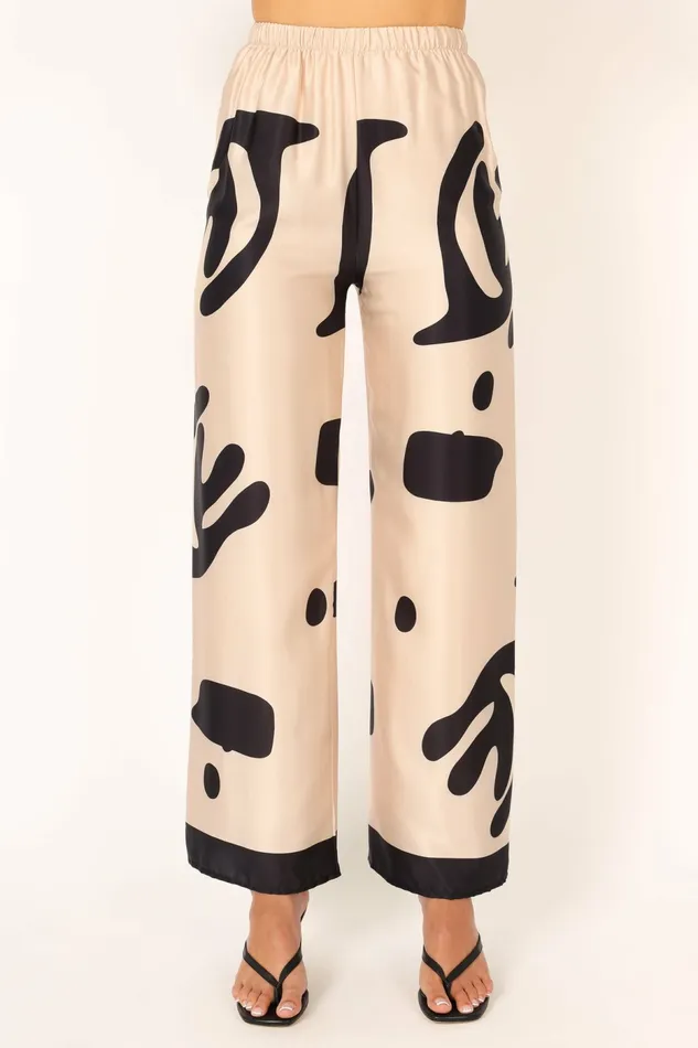 Matching Sets Petal and Pup Women Milla Set Cream Black