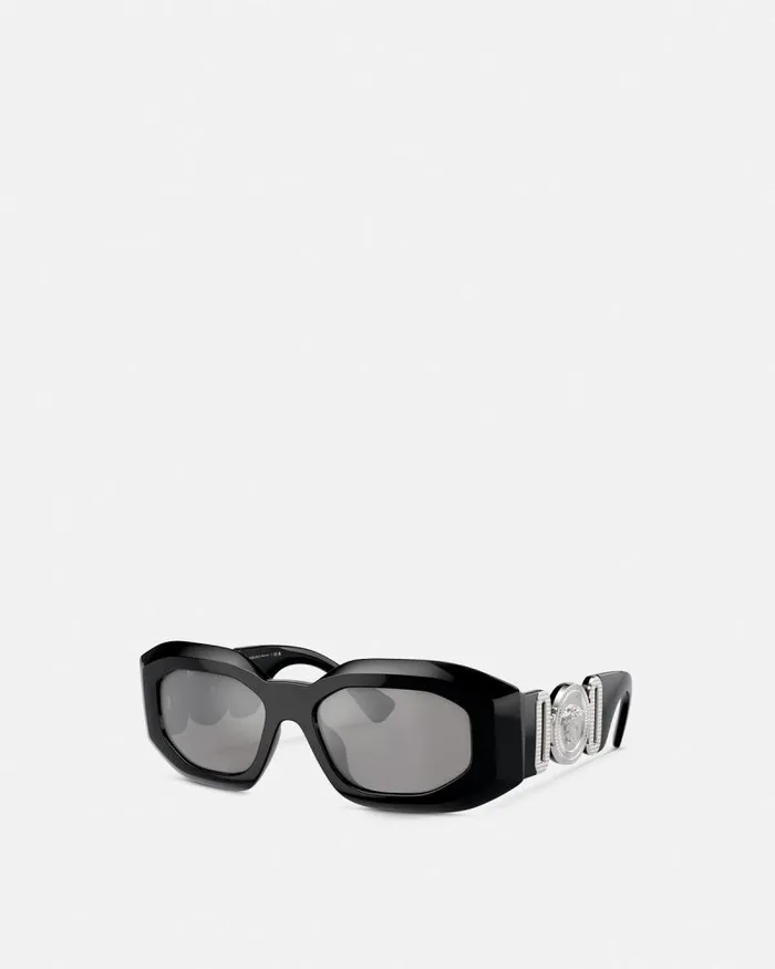 Maxi Medusa Biggie Sunglasses Black WomenMen Versace Sunglasses