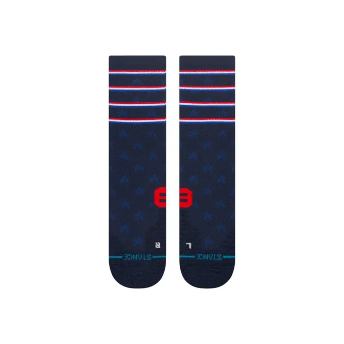Medium Performance Crew Socks Independence 8211 Navy MenWomen Stance Crew