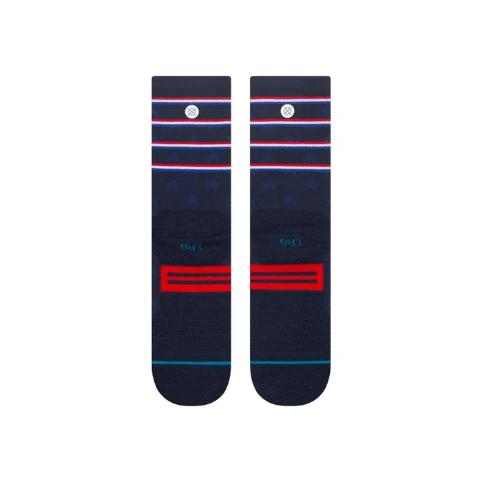 Medium Performance Crew Socks Independence 8211 Navy MenWomen Stance Crew