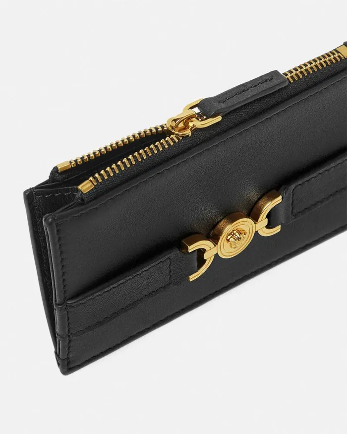 Medusa 03995 Card Holder Blackgold Women Versace Wallets