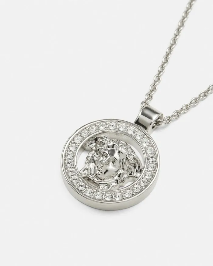 Medusa 03995 Pendant Necklace Silver Women Versace Necklaces
