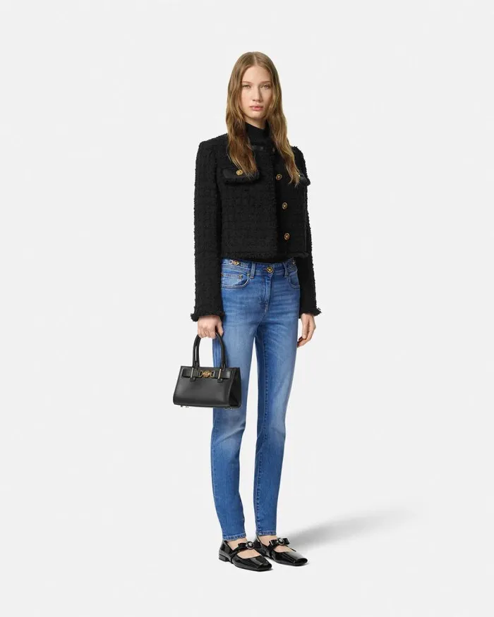 Medusa 03995 Skinny Jeans Blue Women Versace Denim