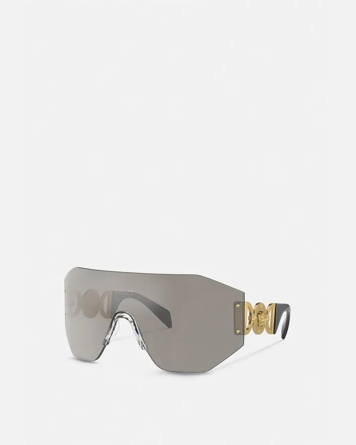 Medusa Biggie Mask Sunglasses Havana Women Versace Sunglasses