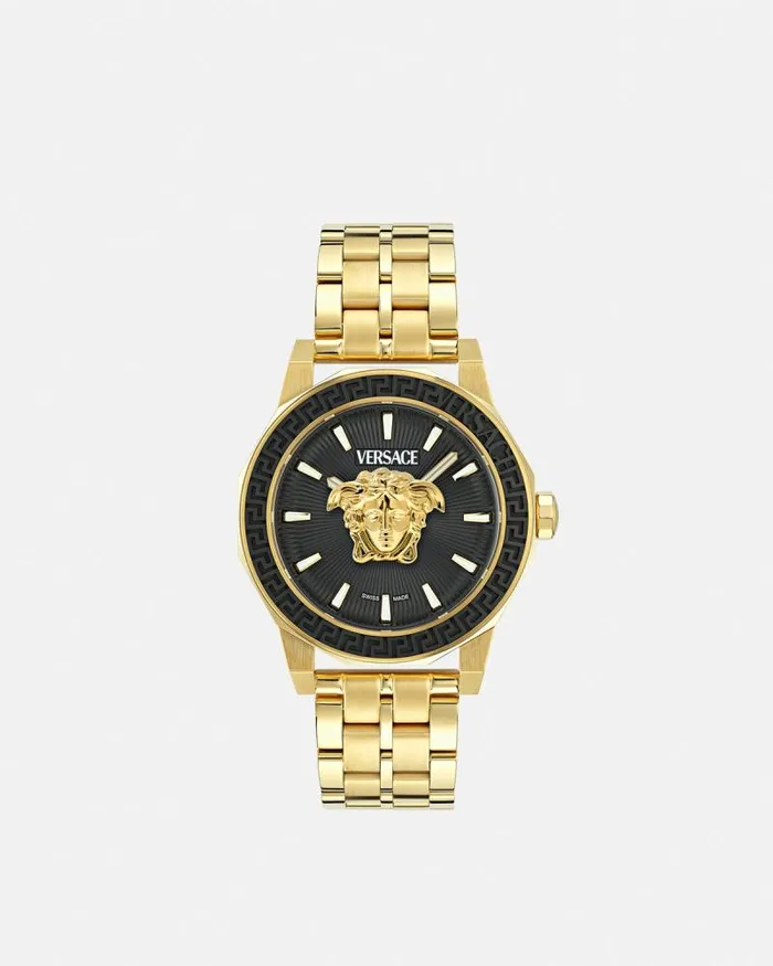 Medusa Deco Watch Gold Men Versace Watches