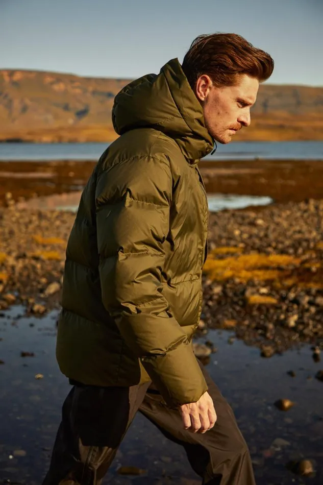 Men Asger Pertex Quantum Down Jacket Army Green Norse Projects Outerwear