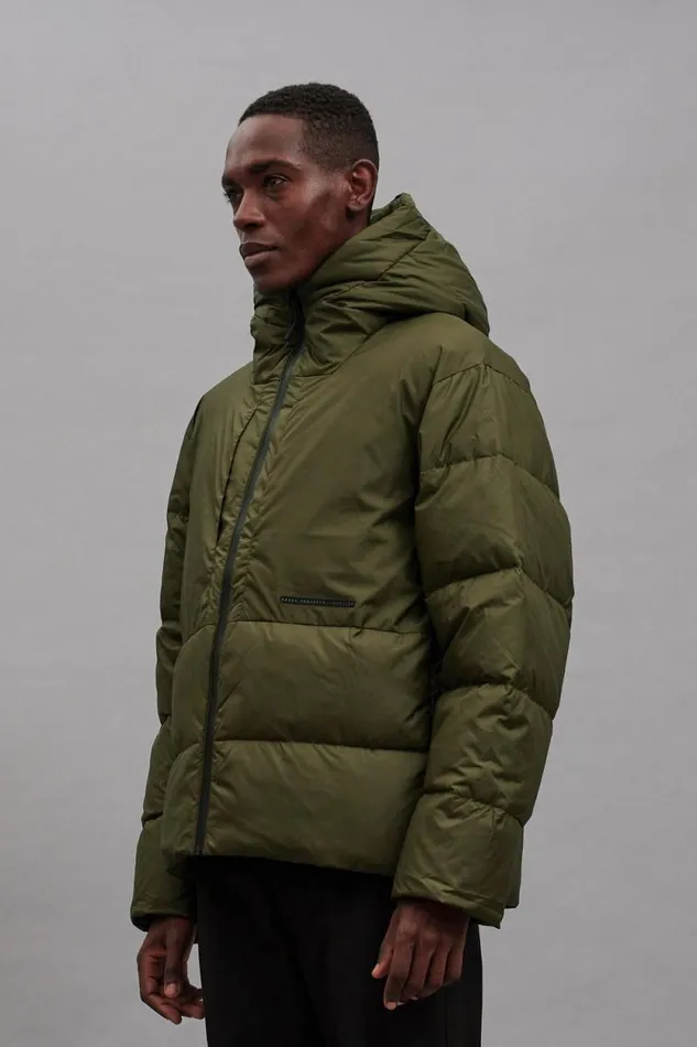Men Asger Pertex Quantum Down Jacket Army Green Norse Projects Outerwear