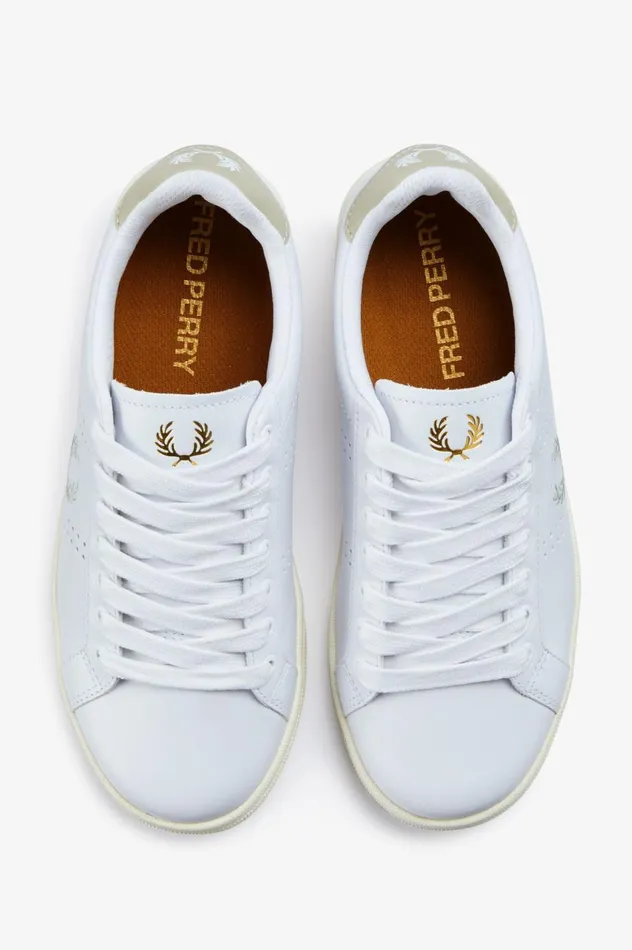 Men B721 Whitelight Oyster Fred Perry Shoes
