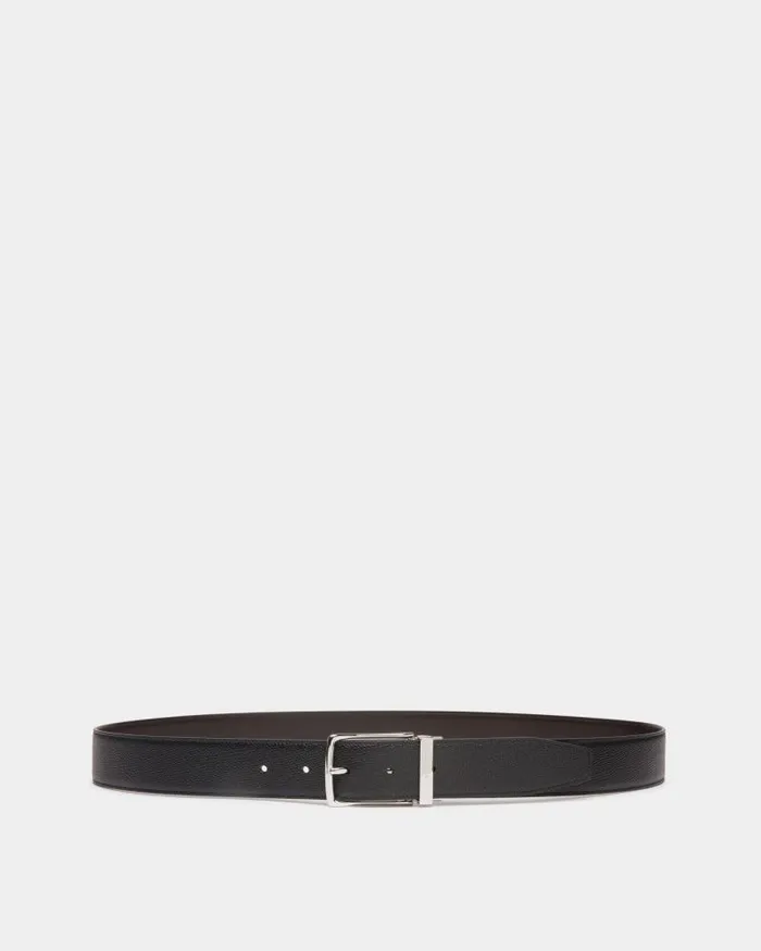 Men Bally Belts Ketter 35mm Reversible And Adjustable Belt In Black And Brown Leather Multicolor Men Bally Belts Ketter 35mm Reversible And Adjustable Belt In Black And Brown Leather Multicolor