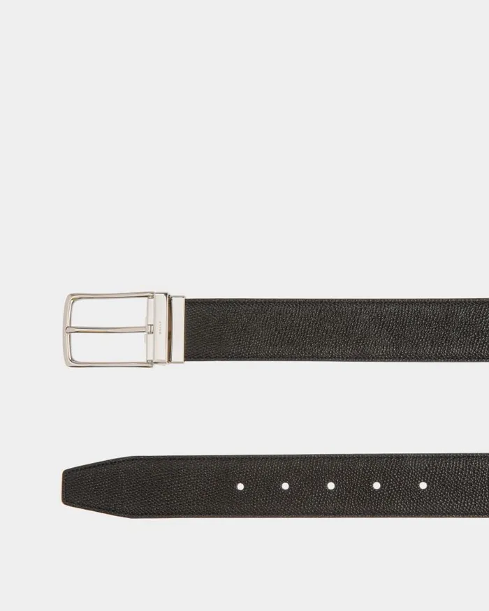 Men Bally Belts Ketter 35mm Reversible And Adjustable Belt In Black And Brown Leather Multicolor Men Bally Belts Ketter 35mm Reversible And Adjustable Belt In Black And Brown Leather Multicolor