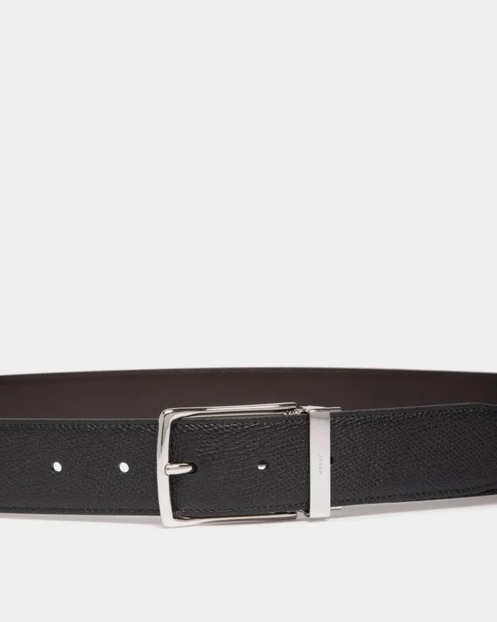 Men Bally Belts Ketter 35mm Reversible And Adjustable Belt In Black And Brown Leather Multicolor Men Bally Belts Ketter 35mm Reversible And Adjustable Belt In Black And Brown Leather Multicolor