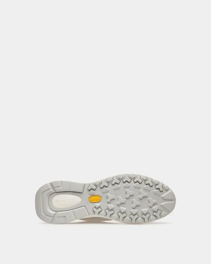 Men Bally Sneakers Outline Sneaker In White Nylon White Men Bally Sneakers Outline Sneaker In White Nylon White