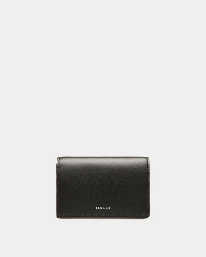 Men Bally Wallets and Card Holders Busy Bally Business Card Case In Leather Black Men Bally Wallets and Card Holders Busy Bally Business Card Case In Leather Black