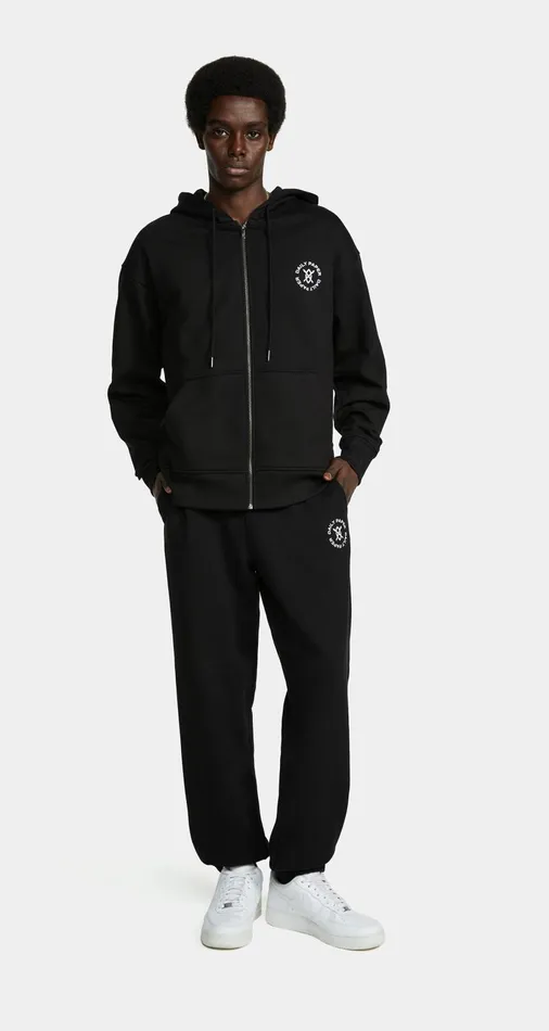 Men Black Ezar Zip Hoodie Daily Paper Hoodies and Sweaters Men Black Ezar Zip Hoodie Daily Paper Hoodies and Sweaters