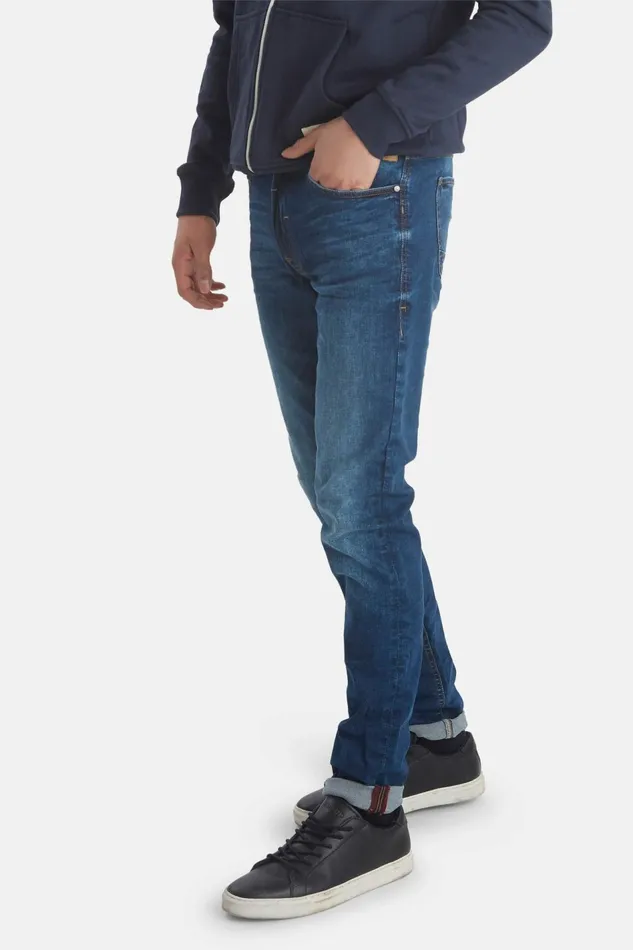 Men Blend Echo Fit Echo Jeans Denim Middle Blue
