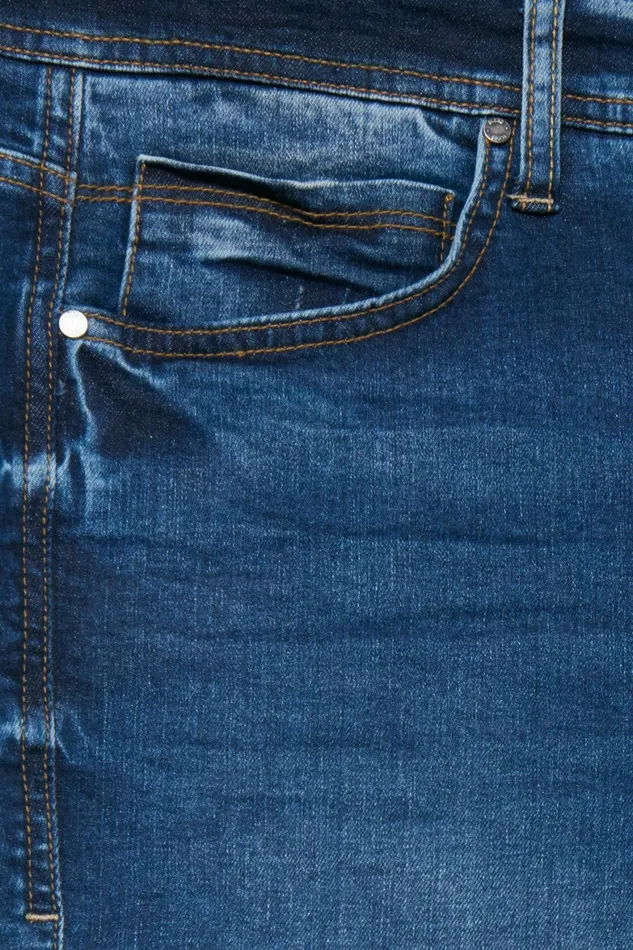 Men Blend Echo Fit Echo Jeans Denim Middle Blue