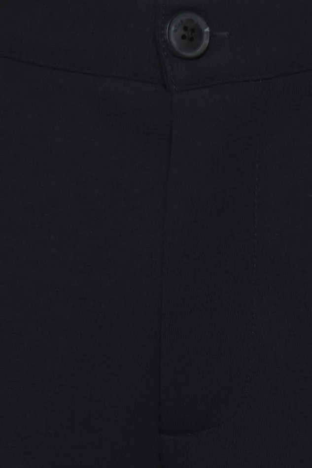 Men Blend Pants Casual Pants Dark Navy Blue