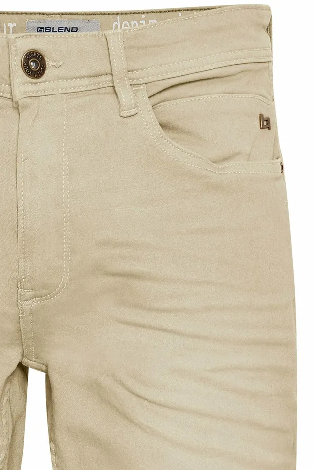 Men Blend Shorts Denim Shorts Oyster Gray