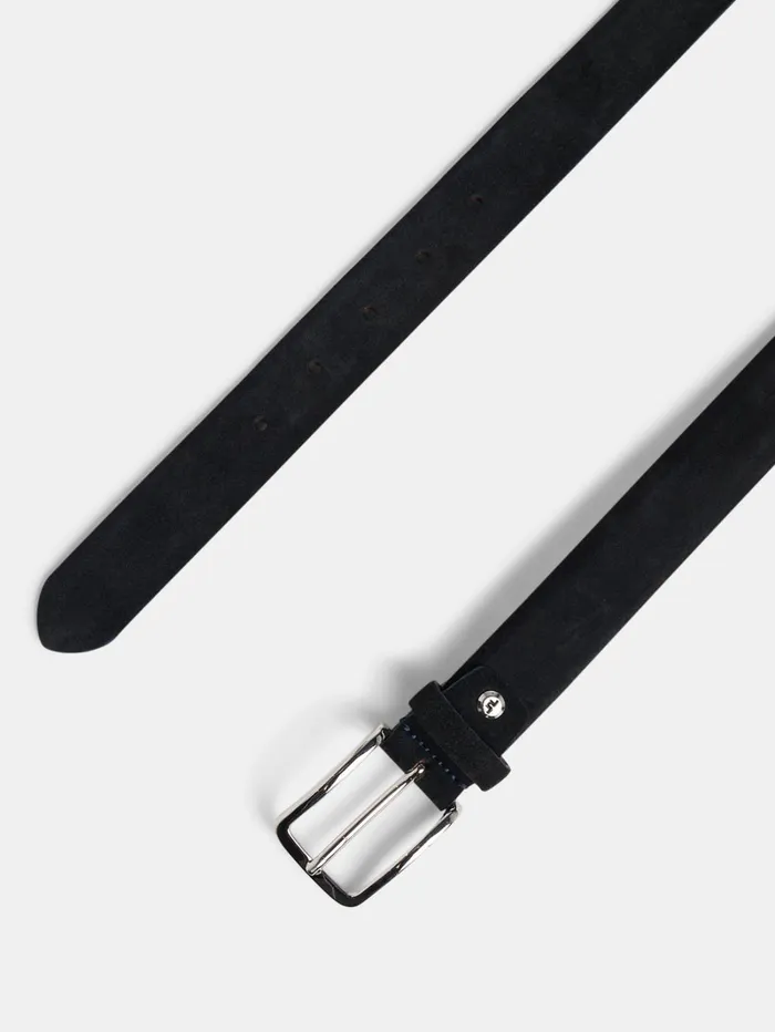 Men Bobby Suede Belt JL Navy JLindeberg Belts Men Bobby Suede Belt JL Navy JLindeberg Belts