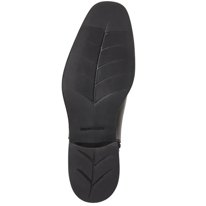 Men Boots Bruno Magli Raging Leather Side Zip BootBlack