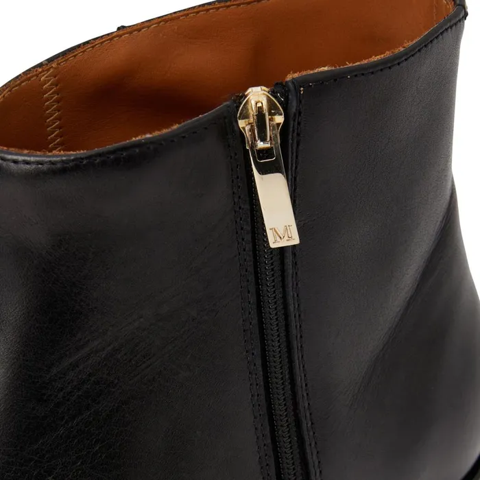 Men Boots Bruno Magli Raging Leather Side Zip BootBlack
