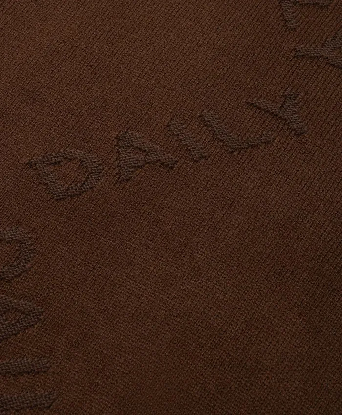 Men Brown Diamond Knit Sweater Daily Paper Hoodies and Sweaters Men Brown Diamond Knit Sweater Daily Paper Hoodies and Sweaters