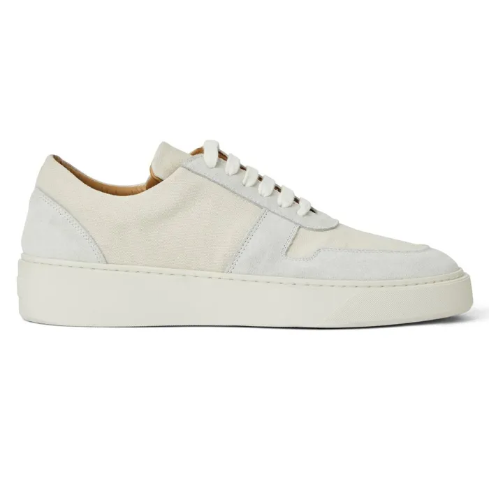 Men Casual Shoes Bruno Magli Darian Sneaker Off White Canvas