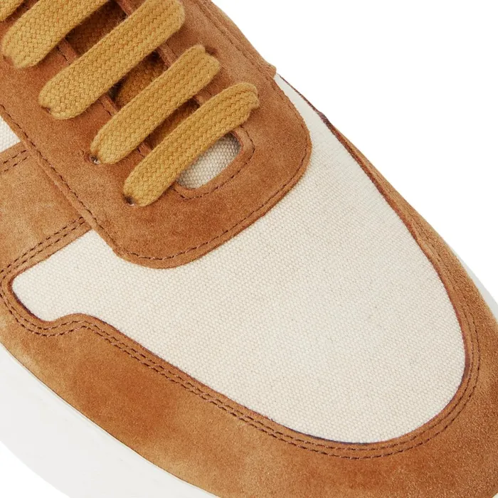 Men Casual Shoes Bruno Magli Darian Sneaker Sand Canvas