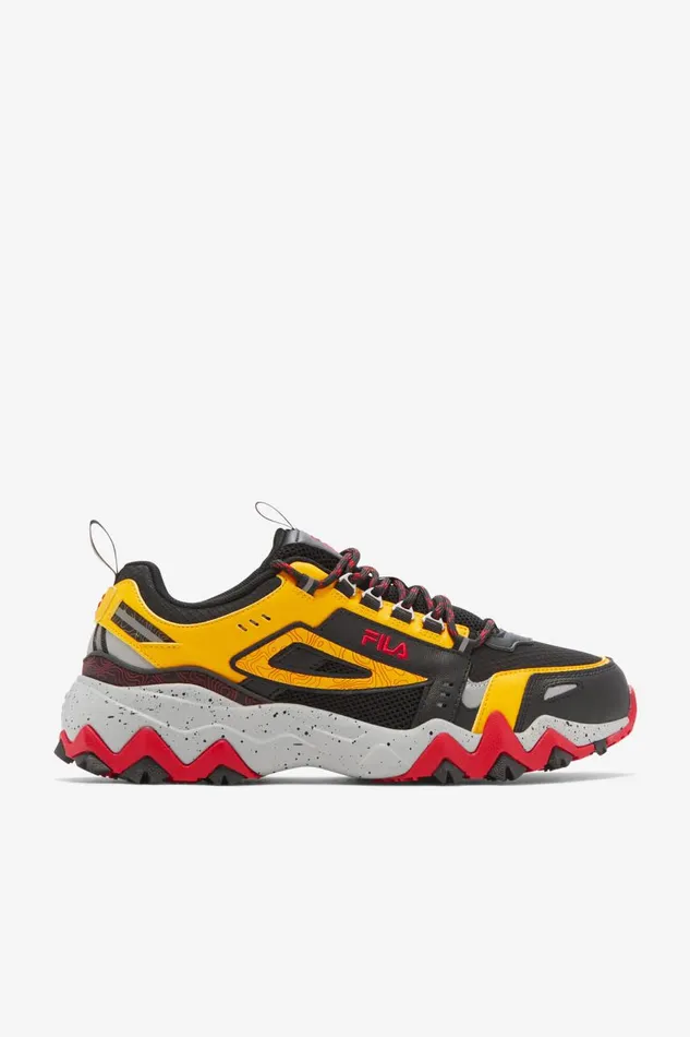 Men Fila Sneakers and Lifestyle Oakmont Tr Black Lemon Fila Red