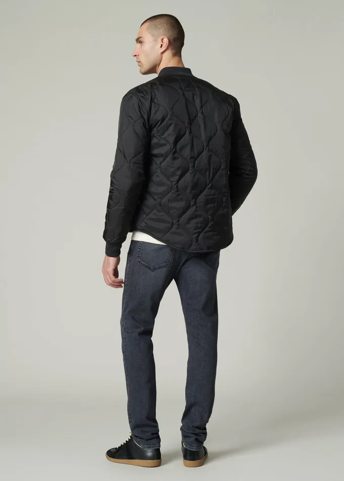 Men Jackets Outerwear Joe8217s Jeans RORY BLACK QUILTED BOMBER Black