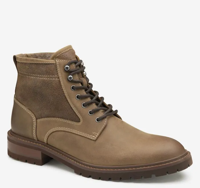 Men Johnston and Murphy Boots Barrett Plain Toe Shearling Boot Brown Oiled Full Grainshearling Men Johnston and Murphy Boots Barrett Plain Toe Shearling Boot Brown Oiled Full Grainshearling