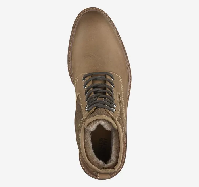 Men Johnston and Murphy Boots Barrett Plain Toe Shearling Boot Brown Oiled Full Grainshearling Men Johnston and Murphy Boots Barrett Plain Toe Shearling Boot Brown Oiled Full Grainshearling
