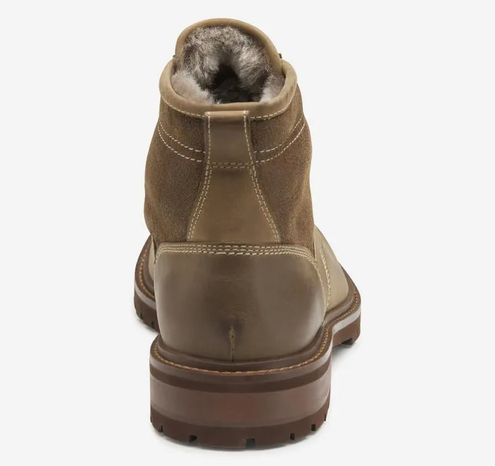 Men Johnston and Murphy Boots Barrett Plain Toe Shearling Boot Brown Oiled Full Grainshearling Men Johnston and Murphy Boots Barrett Plain Toe Shearling Boot Brown Oiled Full Grainshearling