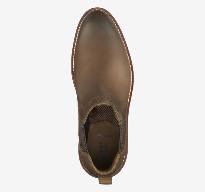Men Johnston and Murphy Boots Upton Chelsea Boot Brown Oiled Full Grain Men Johnston and Murphy Boots Upton Chelsea Boot Brown Oiled Full Grain