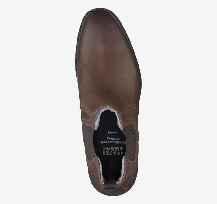 Men Johnston and Murphy Boots XC4 Maddox Chelsea Boot Tan Oiled Full Grain Men Johnston and Murphy Boots XC4 Maddox Chelsea Boot Tan Oiled Full Grain