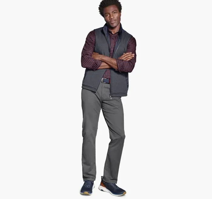 Men Johnston and Murphy Coats Jackets and Vests Reversible Quilted Vest Navy Men Johnston and Murphy Coats Jackets and Vests Reversible Quilted Vest Navy
