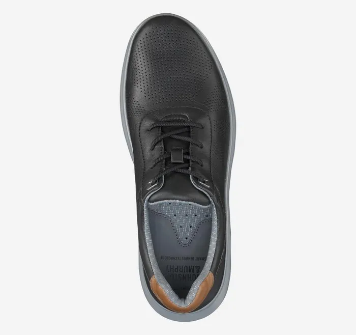 Men Johnston and Murphy LaceUps Activate UThroat Black Full Grain Men Johnston and Murphy LaceUps Activate UThroat Black Full Grain