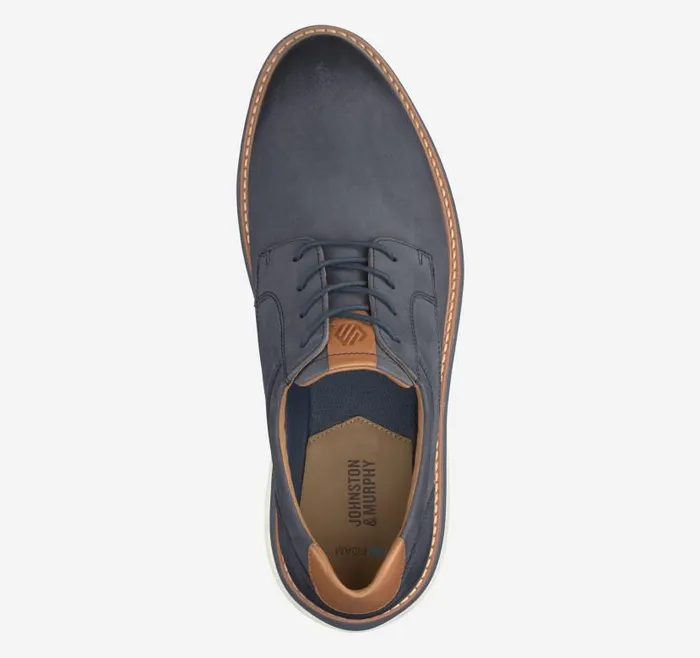 Men Johnston and Murphy LaceUps Braydon Plain Toe Navy Oiled Nubuck Men Johnston and Murphy LaceUps Braydon Plain Toe Navy Oiled Nubuck