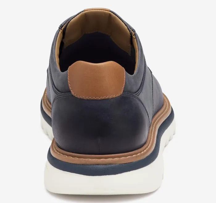 Men Johnston and Murphy LaceUps Braydon Plain Toe Navy Oiled Nubuck Men Johnston and Murphy LaceUps Braydon Plain Toe Navy Oiled Nubuck
