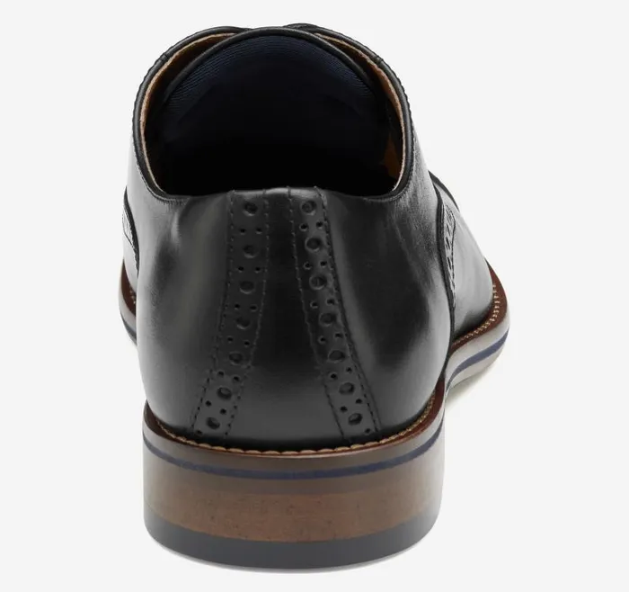 Men Johnston and Murphy LaceUps Conard 20 Cap Toe Black Full Grain