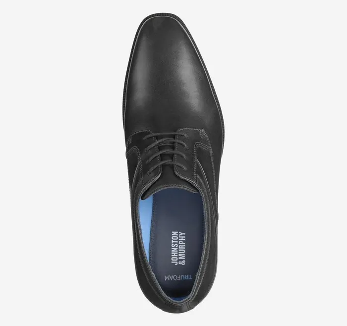Men Johnston and Murphy LaceUps Gibbons Plain Toe Black Full Grain Men Johnston and Murphy LaceUps Gibbons Plain Toe Black Full Grain