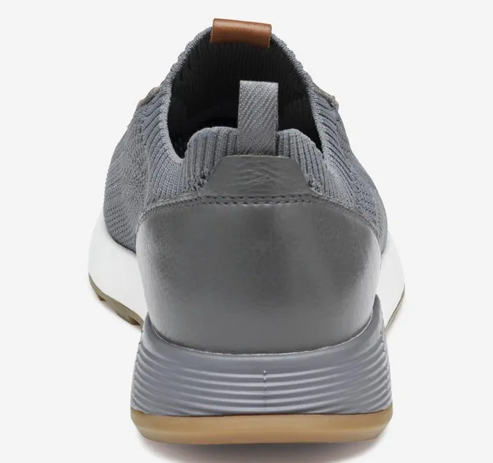 Men Johnston and Murphy LaceUps Kinnon Knit Jogger Gray Knit Men Johnston and Murphy LaceUps Kinnon Knit Jogger Gray Knit