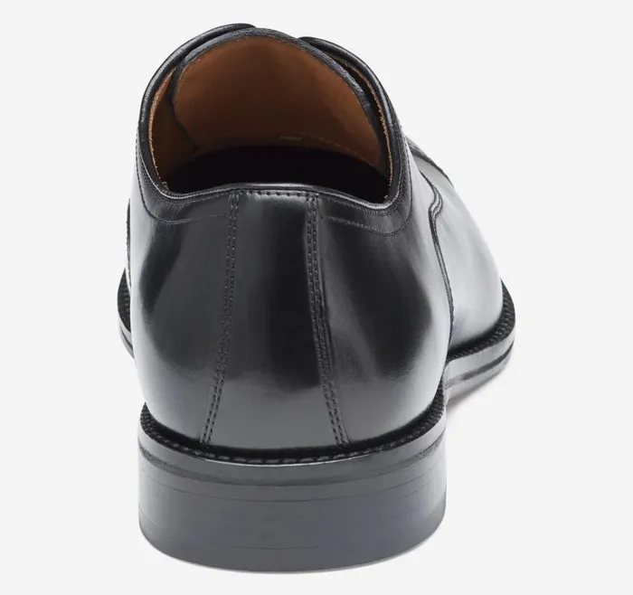 Men Johnston and Murphy LaceUps Sullivan Cap Toe Black Italian Calfskin Men Johnston and Murphy LaceUps Sullivan Cap Toe Black Italian Calfskin