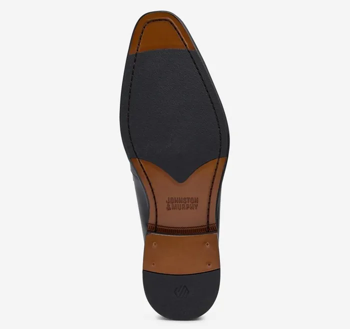 Men Johnston and Murphy LaceUps Sullivan Cap Toe Black Italian Calfskin Men Johnston and Murphy LaceUps Sullivan Cap Toe Black Italian Calfskin